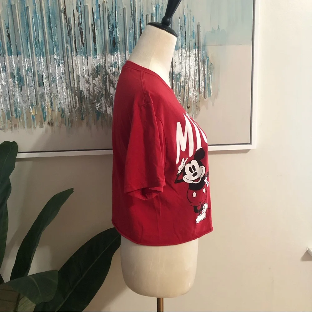 Disney mickey mouse tee size S , red color - Picture 3 of 6